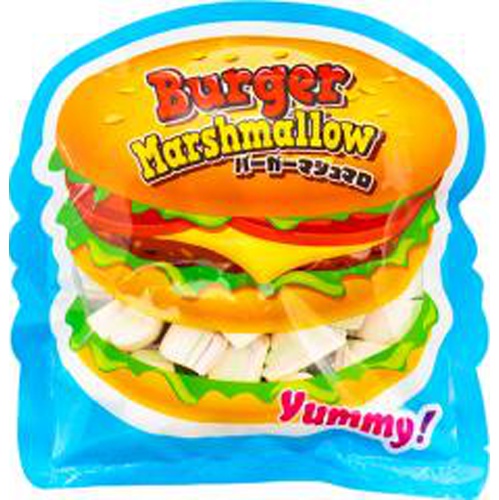 Yaokin Hamburger Marshmallow 60g  [Purchase Quantity: 12]
