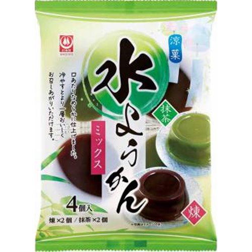 Sugimoto-ya Mizuyokan Mix 4 Pieces Order Item 【Purchase Quantity 16 Pieces】