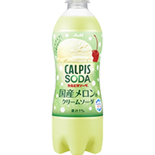 Calpis Soda Domestic Melon Cream Soda P500 [This Month's Special Sale Beverages] Order Item [Pack of 24]