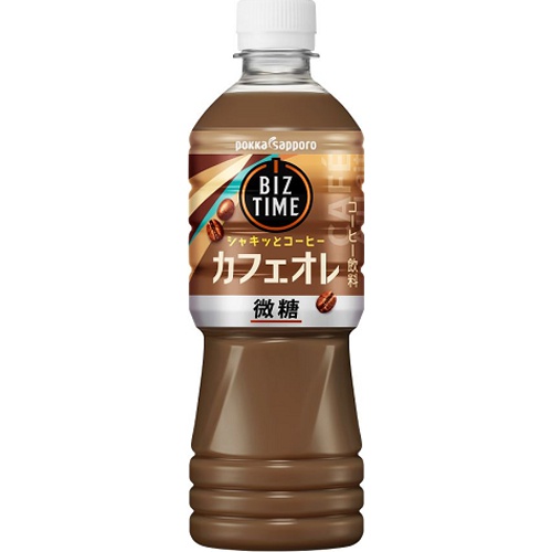 Pokka Sapporo Food Biz Time Cafe Au Lait P525ml [This Month's Special Beverage]  [Purchase Quantity: 24 Pieces]