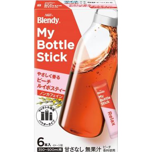 Blendy My Bottle Peach Rooibos Tea 6 Bottles [This Month's Special Beverage]