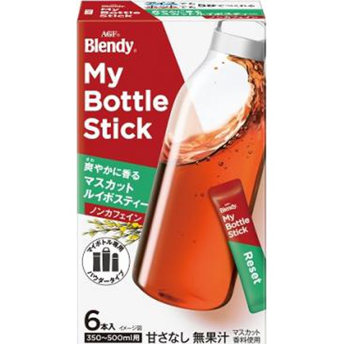 Blendy My Bottle Muscat Rooibos Tea 6 Bottles [This Month's Special Beverage] Special Order Item [Purchase Quantity 24]