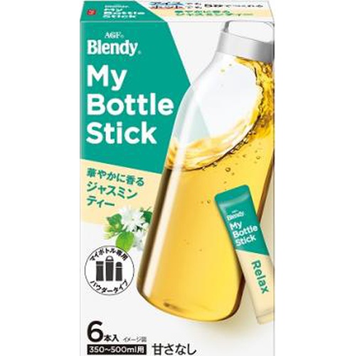 Blendy My Bottle Jasmine Tea 6 Bottles [This Month's Special Sale Beverages] Special Order Item [Purchase Quantity 24]