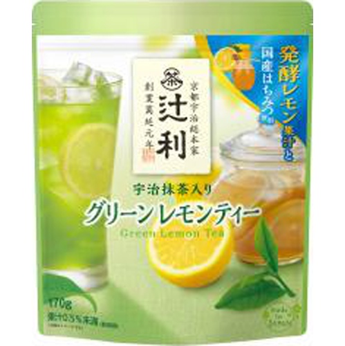 Tsujiri Uji Matcha Green Lemon Tea 170g  【Purchase Quantity 12 Pieces】