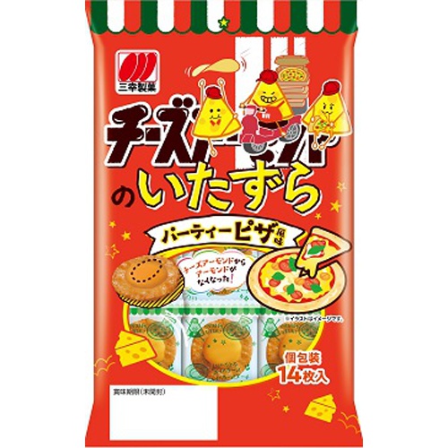Sanko Seika Cheese Mischief Party Pizza Flavor 14 Pieces  [Purchase Quantity: 16]