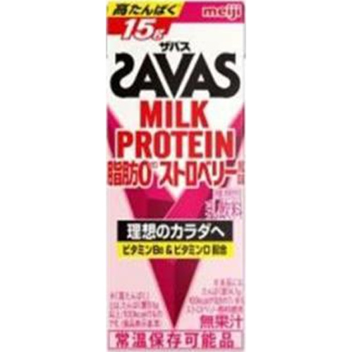 SAVAS Milk Protein Fat-Free Strawberry Flavor 200 Special Order Item [Purchase Quantity: 24]