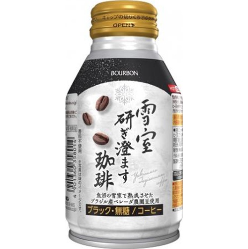 Bourbon Snow Room Refined Coffee B Can 260ml Special Order Item 【Purchase Quantity 24 Cans】