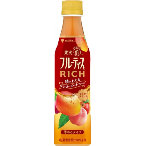 Mizkan Fruity Rich Mango Peach 350 Special Order Item [Purchase Quantity 24]