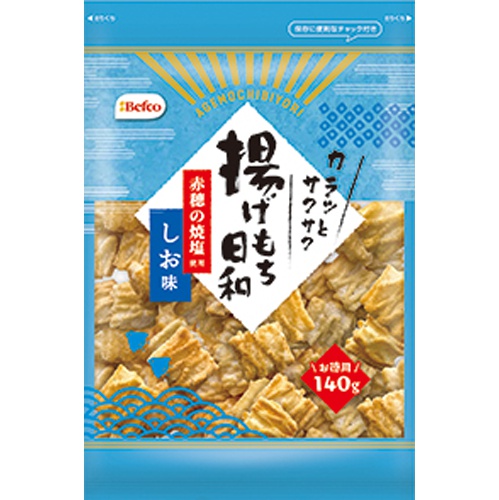Kuriyama Rice Crackers 140g Fried Rice Cake with Salt Flavor [This Month's Special Sale Snacks] Special Order Item [Purchase Quantity 12]