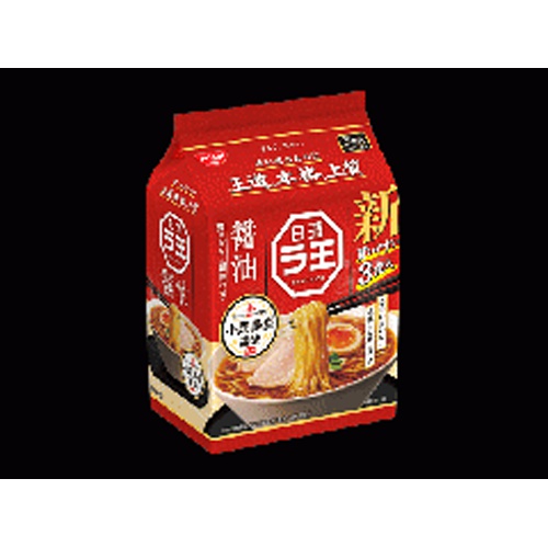 Nissin Raoh Soy Sauce 3-Pack 【This Month's Special Noodles】  【Purchase Quantity 9 Packs