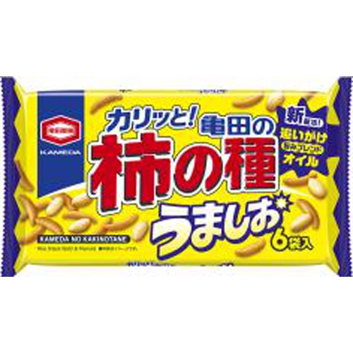 Kameda Kaki no Tane Umashio 6 Bags [This Month's Special Sale Sweets]  Mail Order Item [Purchase Quantity 12 Pieces]
