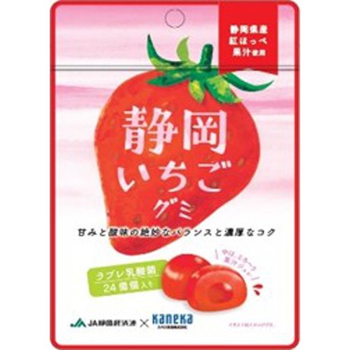 Kaneka Shizuoka Strawberry Gummies with Lactobacillus 40g 【Purchase Quantity 10 Pieces】