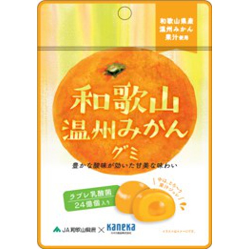 Kaneka Wakayama Unshu Mikan Gummies with Lactic Acid Bacteria 40g [Purchase Quantity: 10]