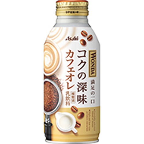 Wonda Rich Flavor Cafe Au Lait B Can 370g 【Purchase Quantity 24 Pieces]