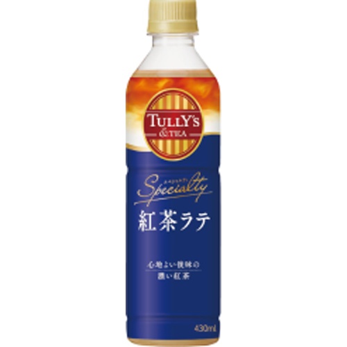 Tully's & TEA Black Tea Latte P430ml Special Order Item 【Purchase Quantity 24 Units】
