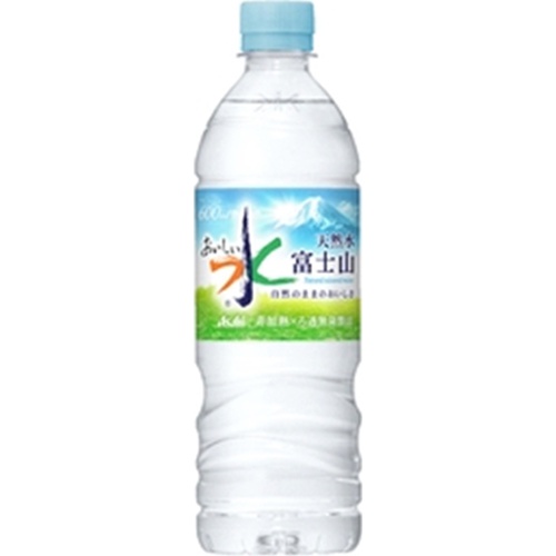 Asahi Delicious Water Mount Fuji P600ml Backorder Item [Purchase Quantity 24]