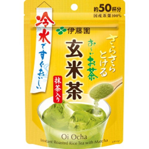 Ito En Oi Ocha Matcha Green Tea with Brown Rice 40g Special Order Item 【Purchase Quantity 30 Pieces】