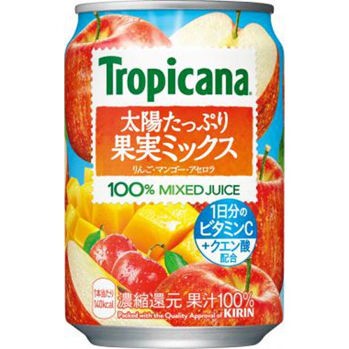 Tropicana Sun-Filled Fruit Mix Can 280g Special Order Item [Purchase Quantity 24]