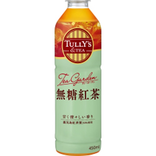 TULLY'S & TEA Unsweetened Black Tea P450ml  Special Order Item [Purchase Quantity 24 pieces]