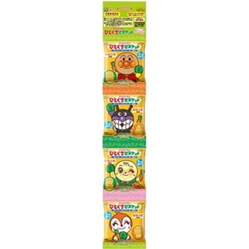 Fujiya Anpanman Bite-Sized Biscuits 4-Pack [Limited Quantity]  [Purchase Quantity 10 Items] [Limited Quantity]