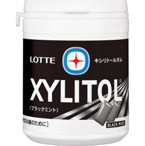 Lotte Xylitol Black Mint Bottle 133g Special Order Item [Purchase Quantity 36]