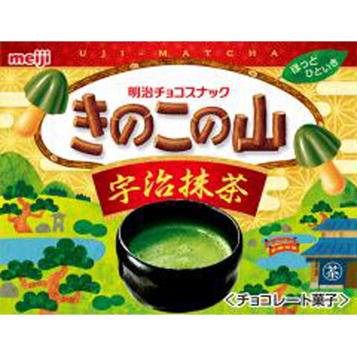Meiji Mushroom Mountain Uji Matcha 64g Special Order Item [Purchase Quantity: 80]