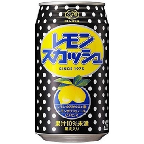 Fujiya Lemon Squash Can 350g [This Month's Special Sale Beverages] [Purchase Quantity 24 cans] [Limited Quantity]