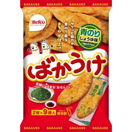 Kuriyama Rice Crackers 18 Pieces Bakuoke Aonori [Special Sale This Month Snacks] [Purchase Quantity: 12]