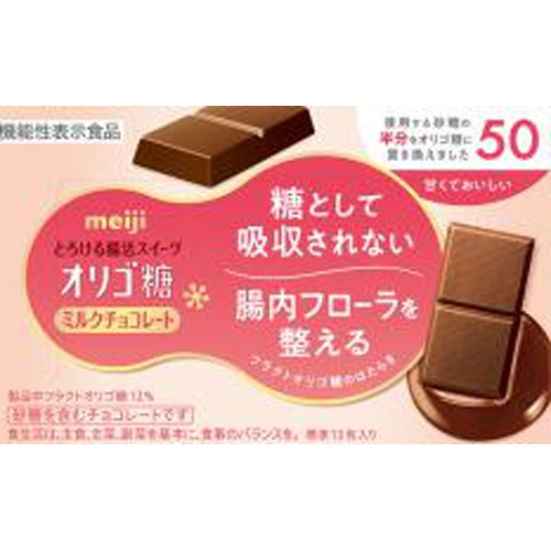 Meiji Oligosaccharide Milk Chocolate 50 65g Special Order Item [Purchase Quantity 60]