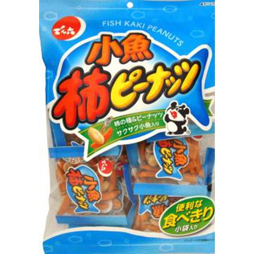 Denroku Small Fish Kaki Peanuts 96g  【Purchase Quantity 12 Pieces】