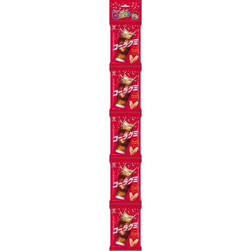 Wang Wang Japan Cola Gummies 5-Piece Hanging  [Purchase Quantity: 4]