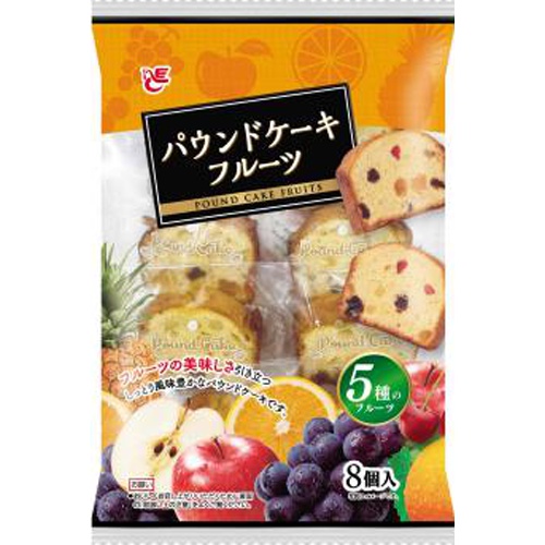 Ace Pound Cake Fruit 1 Piece  Special Order Item 【Purchase Quantity 8 Pieces】 (Delivery May Take Some Time)