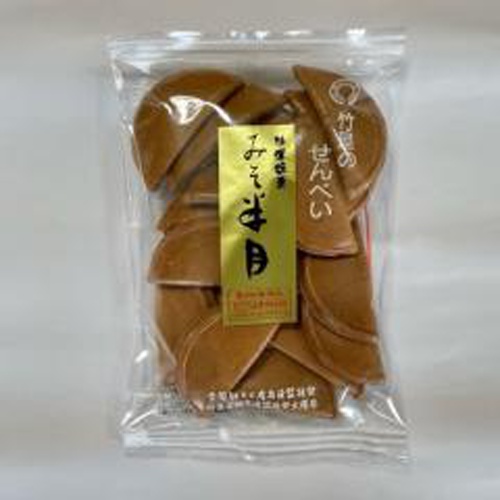 Bamboo House Senbei Miso Half Moon 16 Pieces  [Purchase Quantity 12]