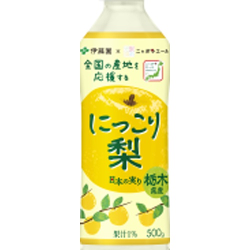 Ito En Nippon Ale Tochigi Prefecture Nikkori Pear P500g  Special Order Item 【Purchase Quantity 24 Pieces】
