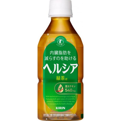 Kirin Healthy Green Tea P 350ml Short Angle  Special Order Item [Purchase Quantity 24]