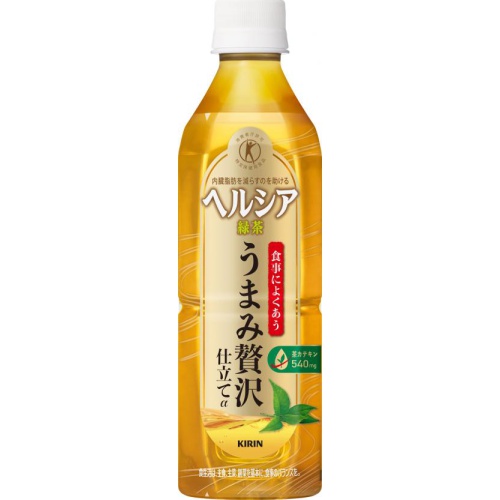 Kirin Healthy Green Tea Umami Luxury Edition P 500ml Special Order Item [Purchase Quantity 24]