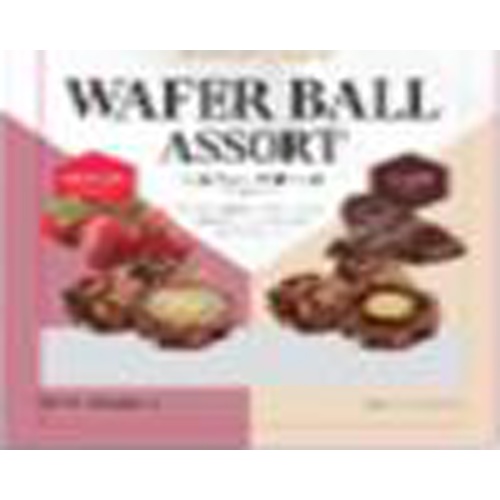 Crispy Wafer Balls Strawberry & Milk 【Purchase Quantity: 36 Pieces】
