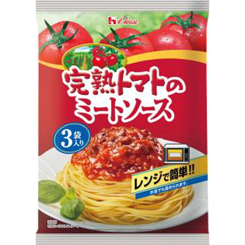 House Foods Ripe Tomato Meat Sauce 3-Pack  [Purchase Quantity: 6 Packs]