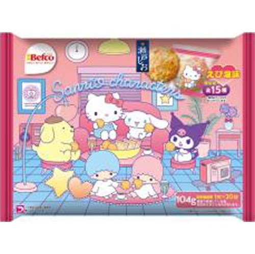 Kuriyama Rice Crackers Sanrio Characters Seto Salt 104g Special Order Item [Purchase Quantity 12]