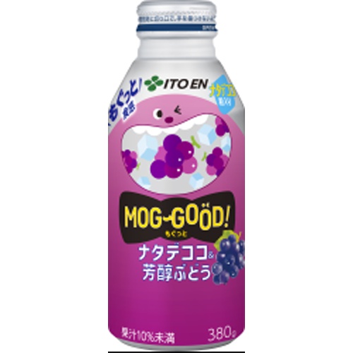 Ito En Mogutto Nata de Coco & Rich Grape B Can 380g  Special Order Item [Purchase Quantity 24]