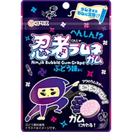 Coris Transformation! Ninja Ramune Gum 25g Special Order Item 【Purchase Quantity 120 Pieces】