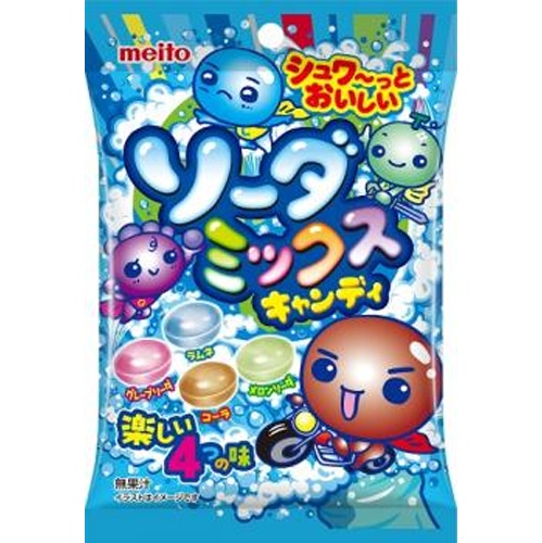 Meito Soda Mix Candy 56g Special Order Item 【Purchase Quantity 60 Pieces】