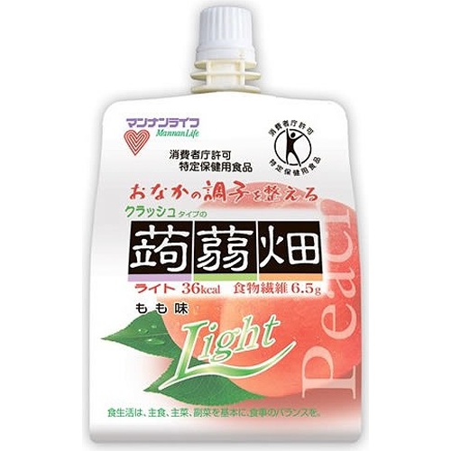 Mannan L Crush Light Special Health Peach Flavor 150g  [Purchase Quantity 6 Pieces]