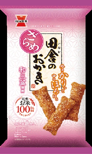 Iwatsuka Seika Country-style Okaki Zarame Flavor 8 Pieces [Special Sale This Month Snacks] [Purchase Quantity 12]