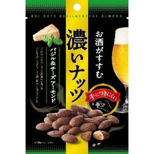 Kaneka Rich Nuts Basil & Cheese Almonds 【Purchase Quantity 12 Pieces]