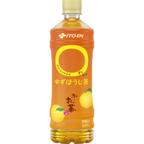 ITO EN Oi Ocha Oyaka Yuzu Roasted Green Tea 600ml  Special Order Item [Purchase Quantity: 24]