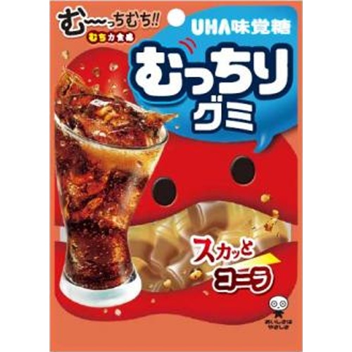 Flavor Candy Mucchiri Gummy Cola 80g  【Purchase Quantity 10 Units】
