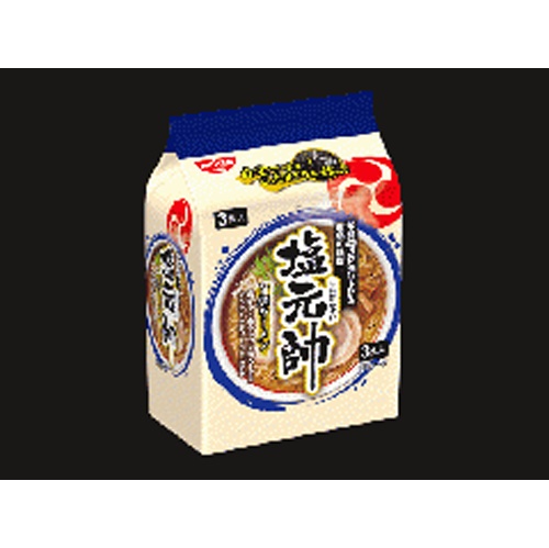 Nissin Shio Gensui Super Salt Ramen 3-Pack Special Order Item 【Purchase Quantity: 9】