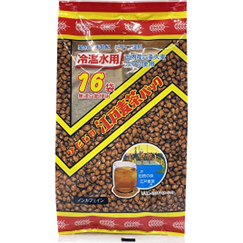 Hitachiya Honpo Edo Barley Tea Pack 16P  【Purchase Quantity 10 Pieces】