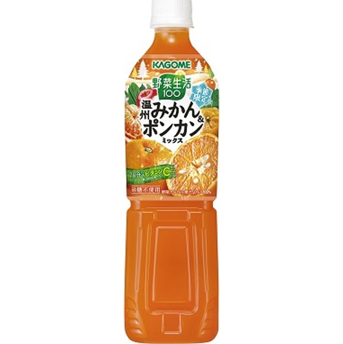 Kagome Vegetable Life: Wenzhou Mandarin & Ponkan 720ml Special Order Item 【Purchase Quantity: 15 items]
